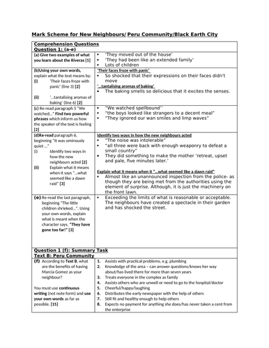 Mark Scheme for Practice Paper C- 2020 iGCSE exam