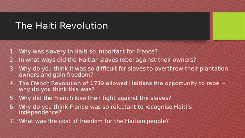 Haiti Revolution
