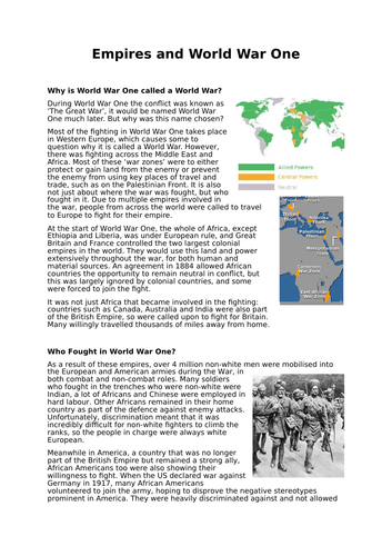 Victories, Patriotism & Discrimination: Diversity in WW1