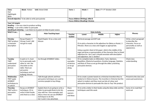 Street Child KS2 resources Chapter 1-11 | Teaching Resources