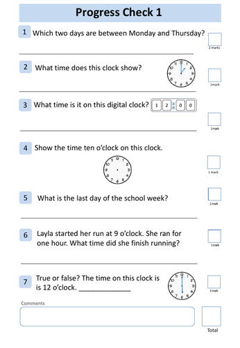 functional-skills-maths-entry-level-1-time-teaching-resources