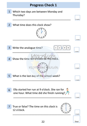 Functional Skills Maths - Entry Level 1 - Time | Teaching Resources