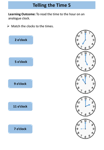 Functional Skills Maths - Entry Level 1 - Time | Teaching Resources