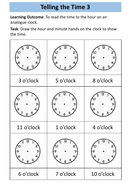 Functional Skills Maths - Entry Level 1 - Time | Teaching Resources