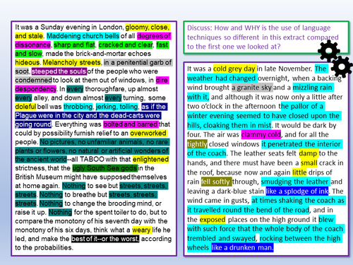 gcse creative writing example questions edexcel