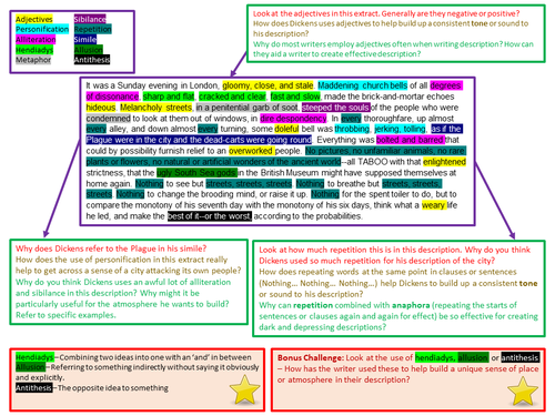 edexcel creative writing ppt