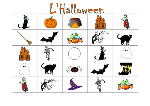 FRENCH - HALLOWEEN - GAMES