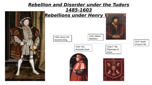 Henry VIII Rebellions REVISION! | Teaching Resources