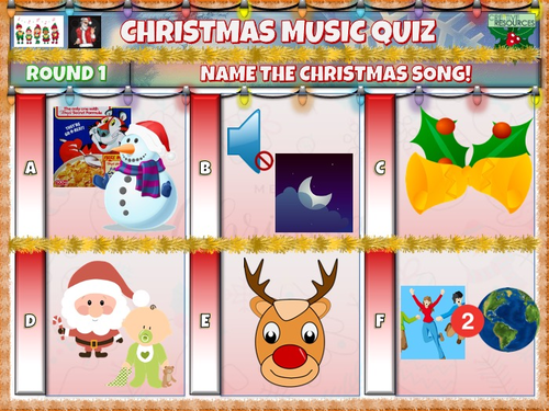 Christmas Music Quiz | Teaching Resources