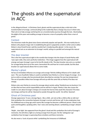 Christmas Carol Grade 9 revision  Teaching Resources