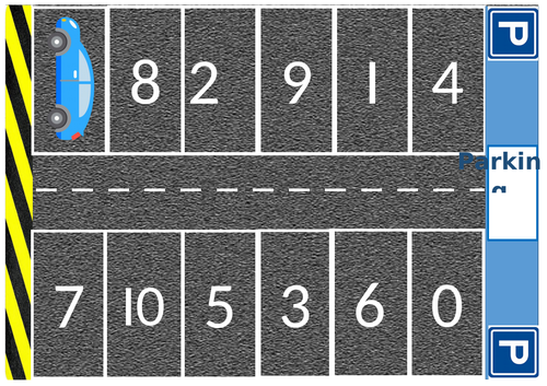 0-20 Parking numbers