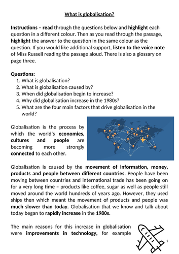 globalisation-ks3-sow-teaching-resources