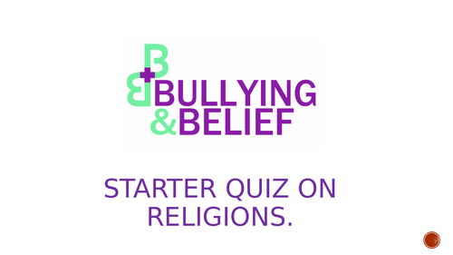 'Bullying and Belief' Toolkit - Primary | Teaching Resources