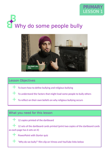 'Bullying and Belief' Toolkit - Primary | Teaching Resources