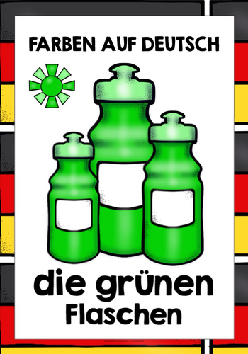GERMAN COLOURS FLASHCARDS FREEBIE #2 | Teaching Resources