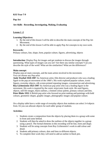 pop-art-lesson-ks3-teaching-resources