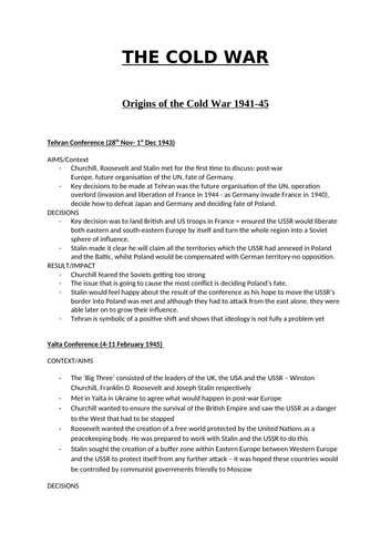 cold war research paper pdf