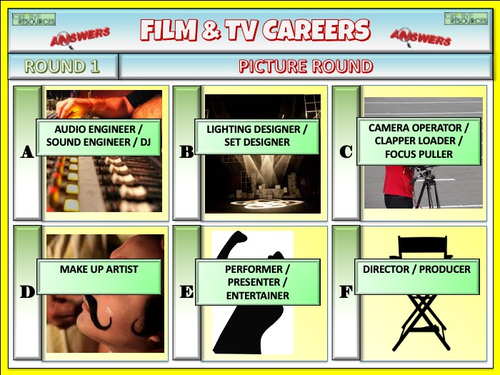 Careers in Film and TV | Teaching Resources