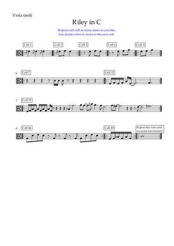 Music for ALL - Performing Minimalist Music: Riley in C | Teaching ...