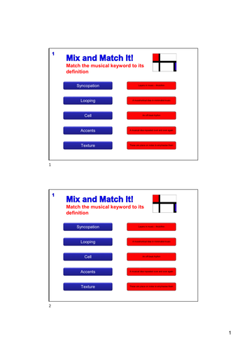 Minimalist Music - Mix and Match it!