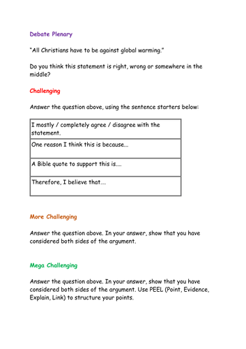 Christian Stewardship | Teaching Resources