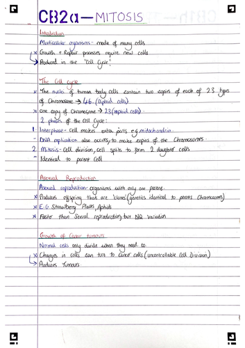 CB2 CELLS AND CONTROL REVISION PACK EDEXCEL | Teaching Resources