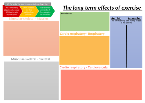GCSE PE Respiratory System Long and Short Term Effects | Teaching Resources
