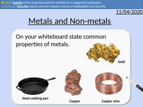 GCSE Chemistry: Metals and Non-metals