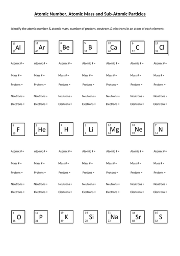 atomic-number-mass-subatomic-particles-worksheet-revision-teaching-resources