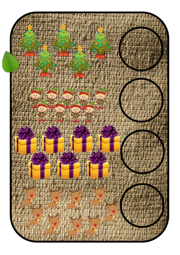 Christmas counting to 10 - yellow door compatible