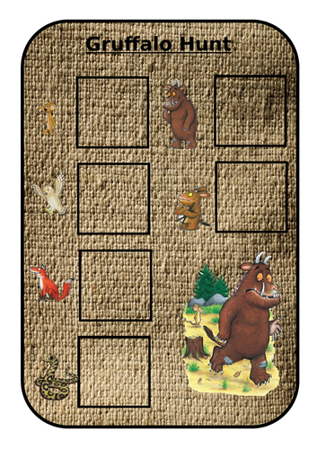 Gruffalo character hunt | Teaching Resources