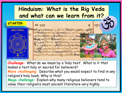 Hinduism - Rig Veda | Teaching Resources