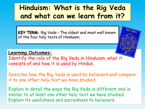 Hinduism - Rig Veda | Teaching Resources