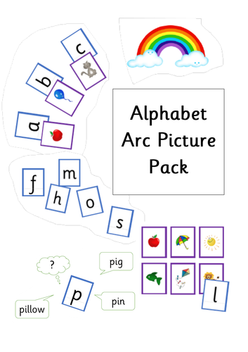 alphabet arc picture pack teaching resources