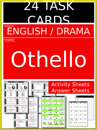 Othello - English Revision | Teaching Resources