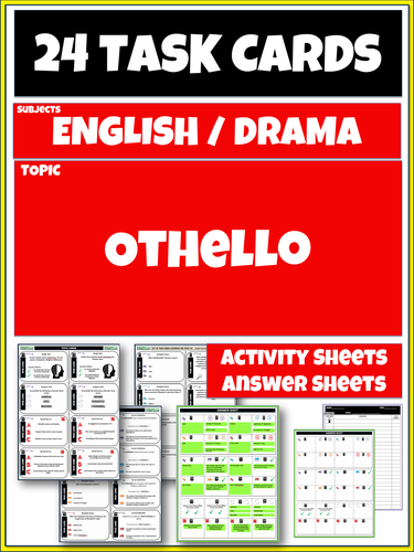 Othello - English Revision | Teaching Resources