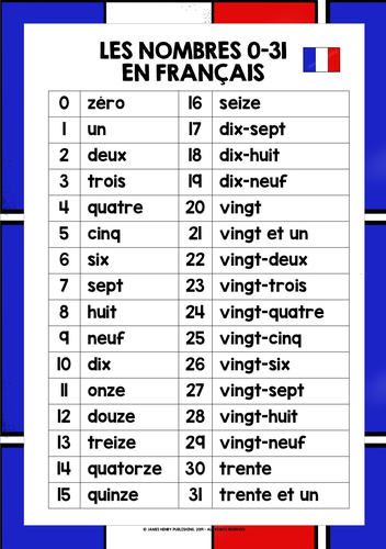 primary-french-numbers-0-31-reference-list-teaching-resources