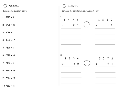 Written Multiplication (2-digit) Lesson