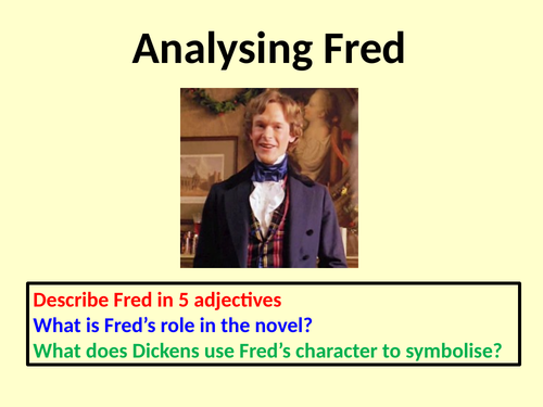 Fred Analysis A Christmas Carol