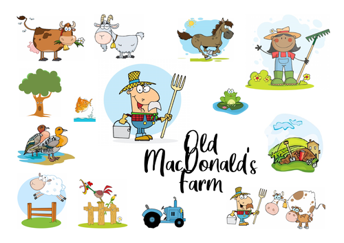 Old MacDonald Farm Picture Cards | Teaching Resources