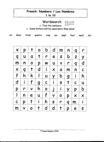 french-numbers-1-10-classroom-resource-pack-of-10-worksheets-and-answers-ks1-ks2-teaching