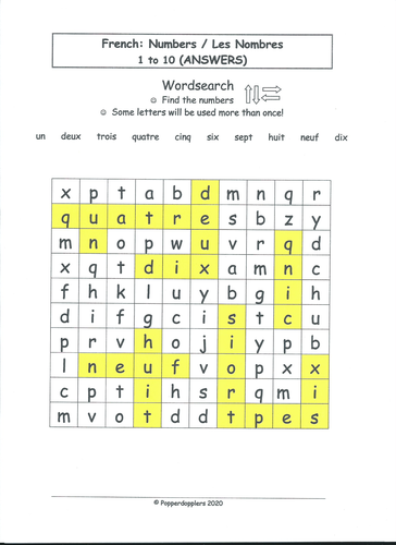 french-numbers-1-10-classroom-resource-pack-of-10-worksheets-and-answers-ks1-ks2-teaching