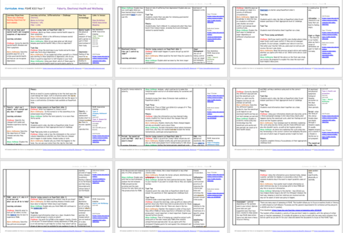 Complete PSHE + RSE Schemes of Work KS3 KS4 KS5 | Teaching Resources