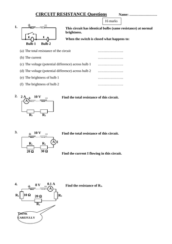 Direct Current Electricity - all you need to know about circuits with ...