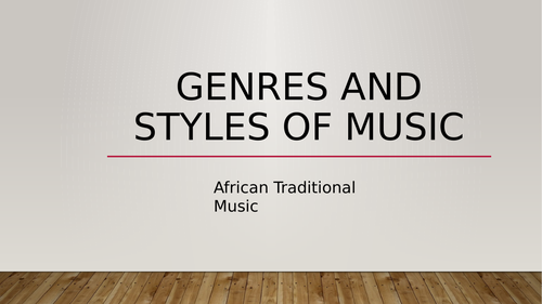 Introduction to African Music