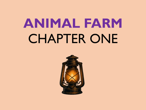 Animal Farm: Chapter 1