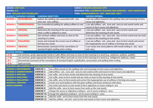 suffixes-words-ending-in-ant-ance-ancy-worksheets-with-answers