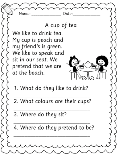 Year 1 / Year 2/ Year 3 RWI set 3 phonics reading comprehension - a_e ...