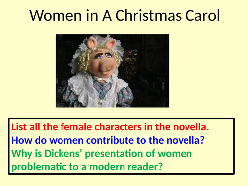 Women in A Christmas Carol