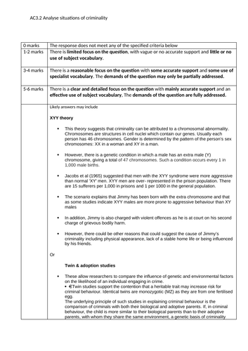 WJEC Level 3 Criminology Certificate: Unit 2 Complete Bundle | Teaching ...